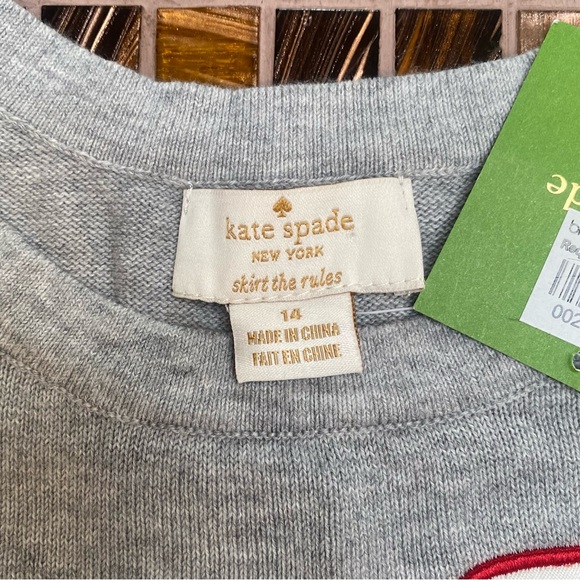 Kate Spade NY Patches Lol knit Girls Sweater - Picture 7 of 9